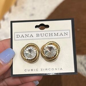 Dana Buchman Gold-Tone Stud Earrings